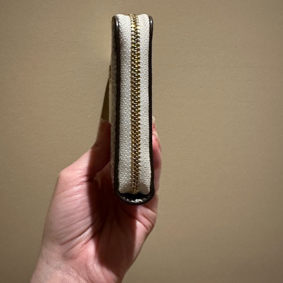 NWT Coach wallet medium zipper lizard leather with gold tone hardware - Picture 5 of 11